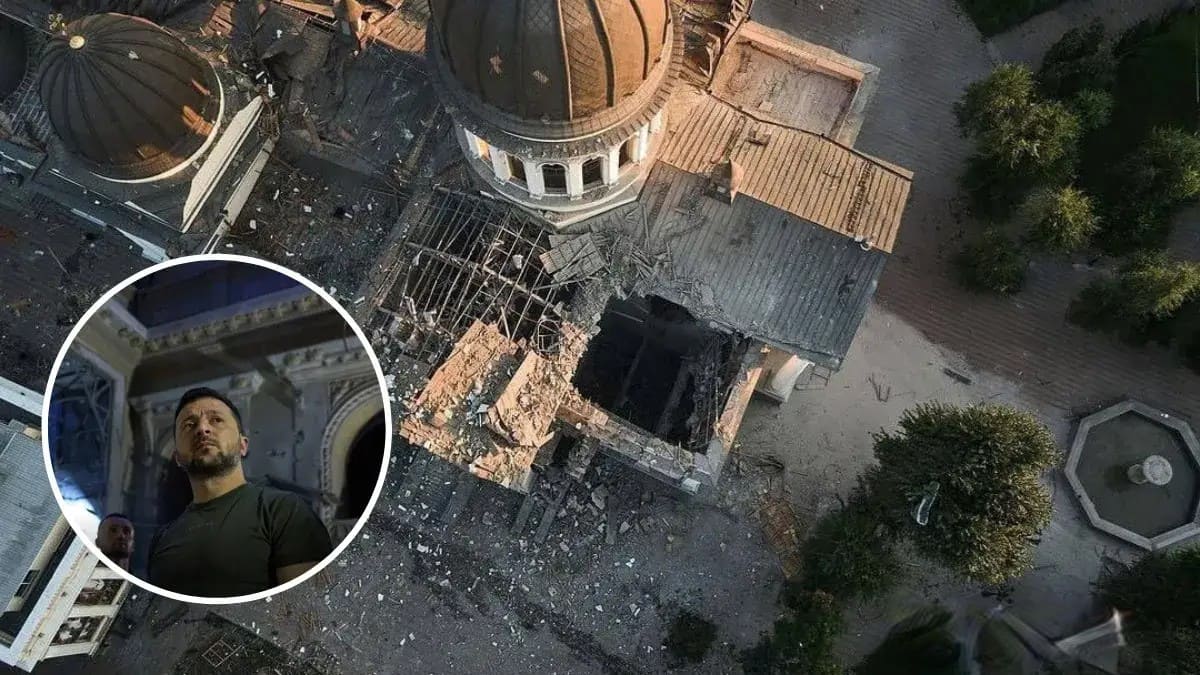Зеленський в Спасо-Преображенському соборі