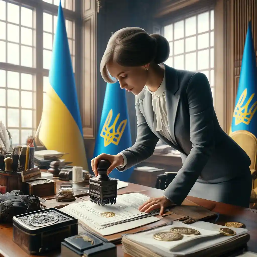 ставить печать