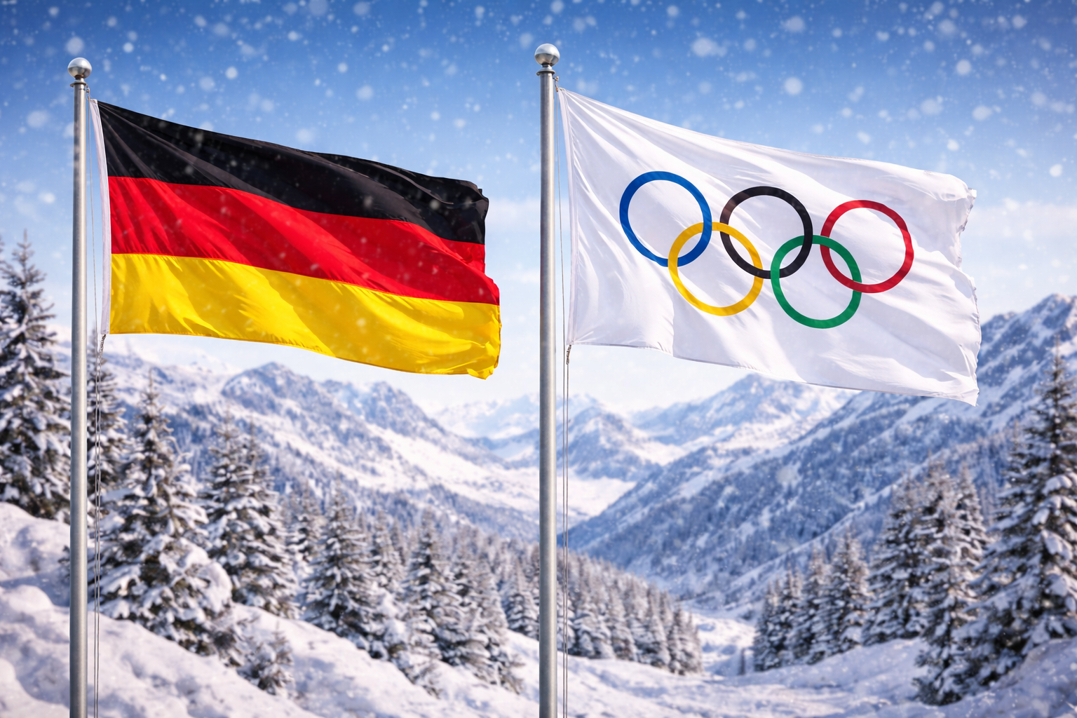 Збірна Німеччини на відкритті Олімпіади-2026 в Італії