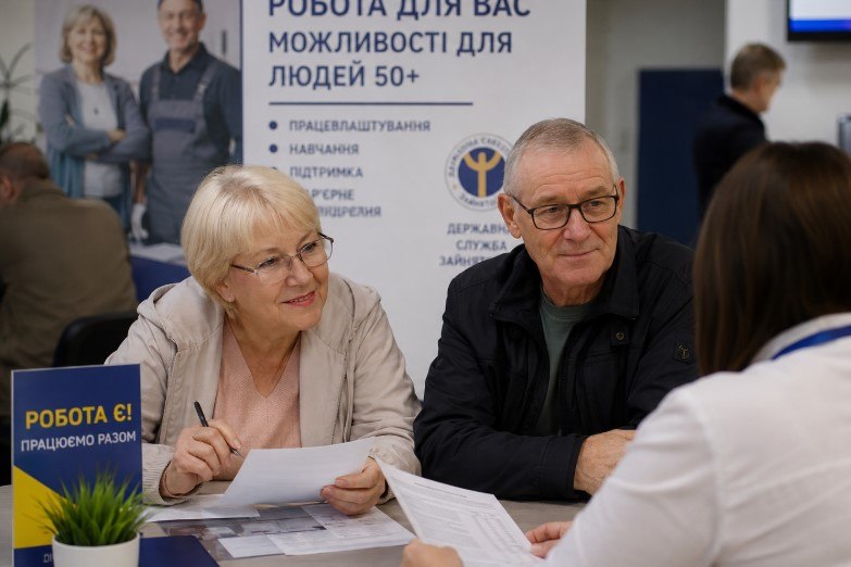 На Рівненщині працевлаштовують людей віком від 50 років.
