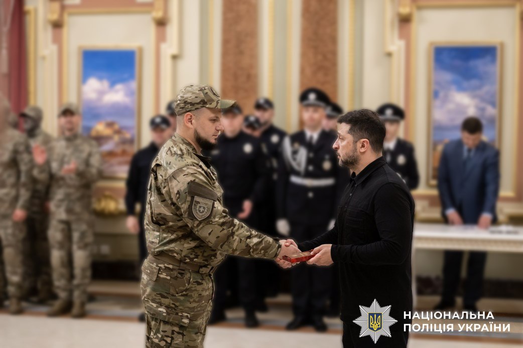 За мужність на фронті президент нагородив рівненського поліцейського